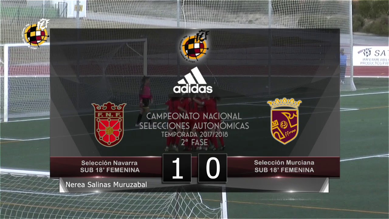 (Sub-18 Femenino) | Selección Navarra 3 - Selección Murciana 1 (2ª Fase Nacional Autonómico) real federacion española de futbol sala