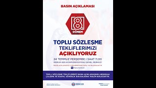Memur-Sen, 8. Dönem Toplu Sözleşme Taleplerini Açıklıyor