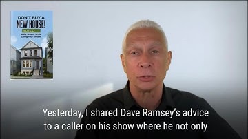 Dave Ramsey Says Build Your Own New House Now!