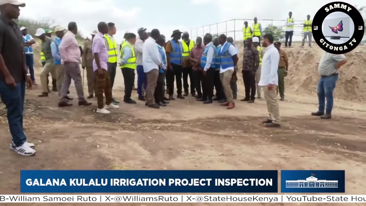 Galana Kulalu Irrigation Project Inspection.