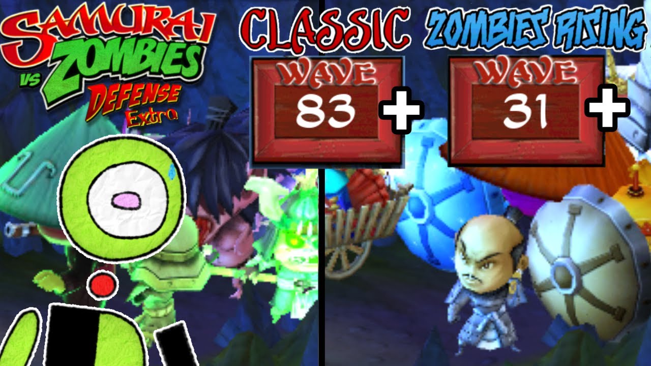 These Extra Waves Are Now Getting Difficult [Samurai vs Zombies Mod]
