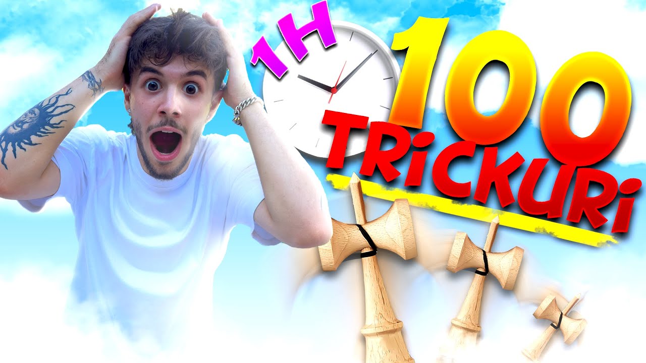 100 TRICKURI CU KENDAMA IN 1 ORA CHALLENGE