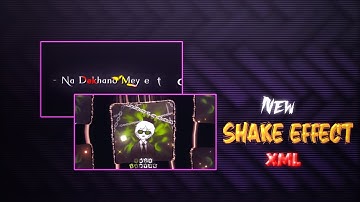  New Text And Shake Effect Xml || Attitude Lyrics Xml || Alight Motion | Emon Editz