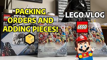 Packing Orders, Adding Pieces, Guides | LEGO Vlog #14 | Starting a Bricklink Store in 2023