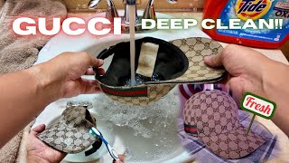 Gucci Canvas Hat Rescue: Easy Deep Cleaning Hacks! 4K