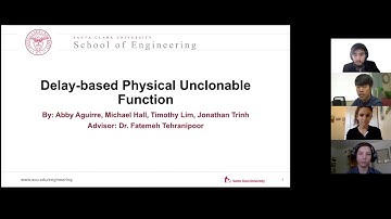 SCU Senior Design 2020 Delay Based Physical Unclonable Function Implementation