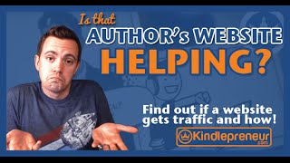 How does THAT authors website get traffic?