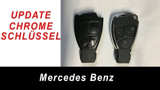 Mercedes Schlüssel auf Chrome Schlüssel tauschen