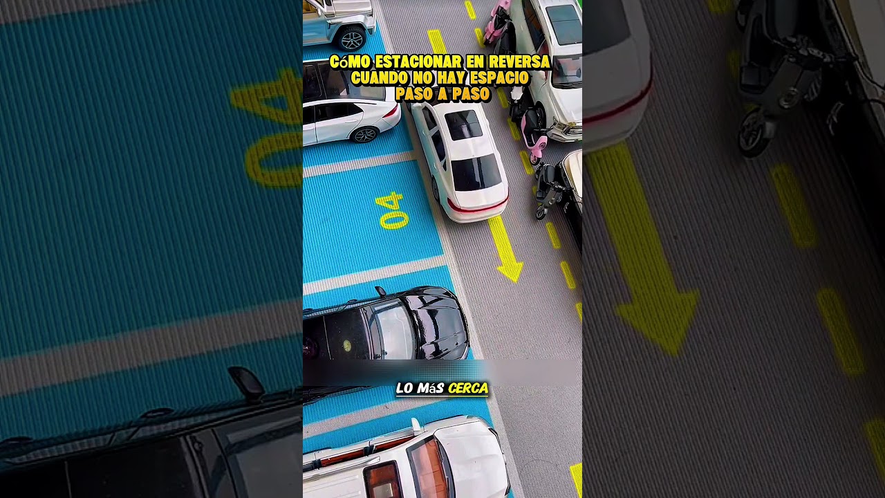 Cómo estacionar en reversa cuando no hay espacio paso a paso