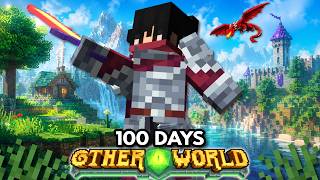 I Survived 100 Days In Otherworld RPG In Minecraft!
