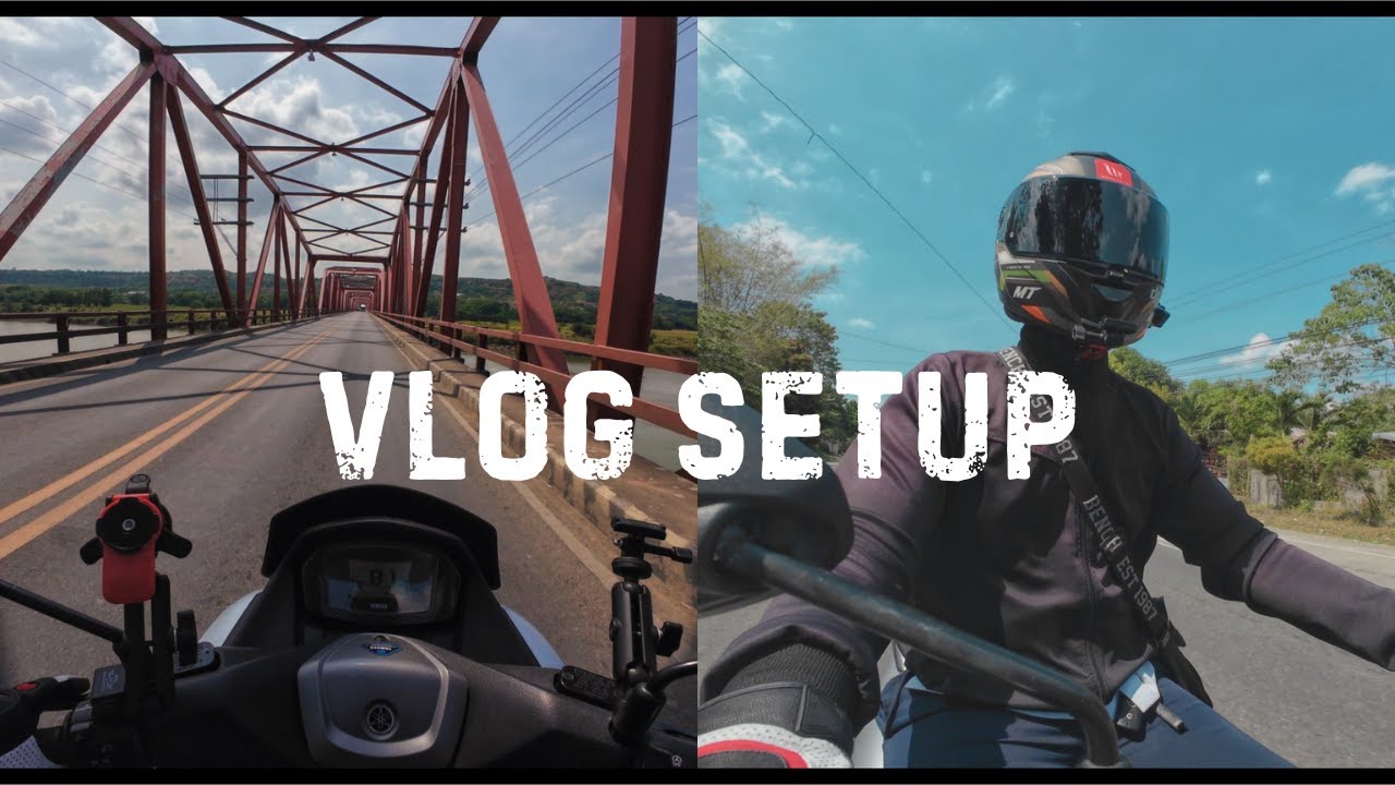 Motovlog Setup Testing