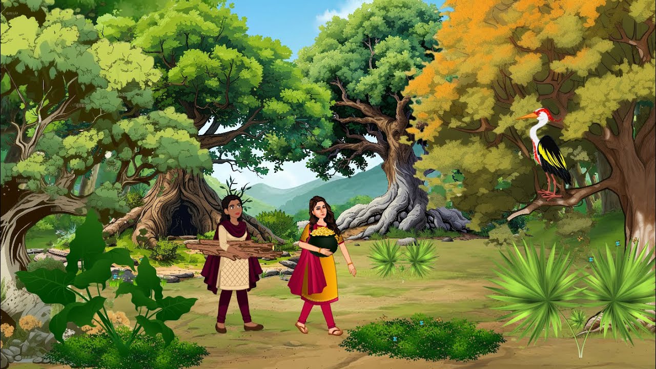 बुद्धी और किस्मत का खेल | दो बहनों की कहानी  HINDI KAHANI | CARTOON STORY | MORAL STORY | STORIES