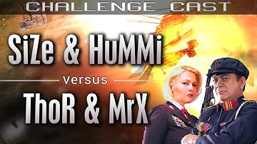 $50 2v2 Challenge: Size & Hummi vs ThoR & MrX - Best of 11 | C&C Generals Zero Hour