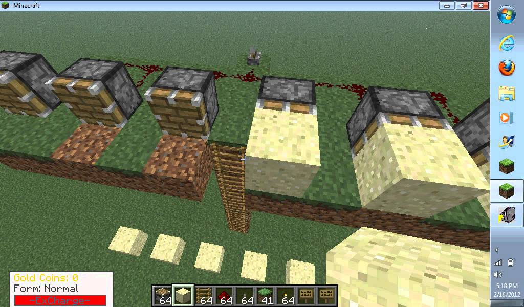 Random Minecraft Creations: Piston Crusher