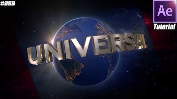 Universal Movies Identical intro using Element 3D - After Effects tutorial by Balu Prime