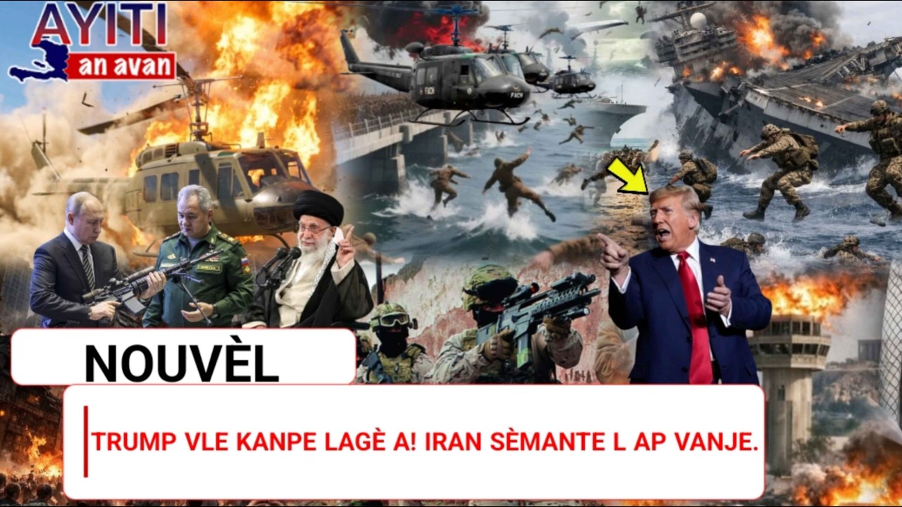 Trump Sezi, Gid Iran Move! Iran sèmante yo p ap kanpe lagè a kounya ak Etazini/Israël.