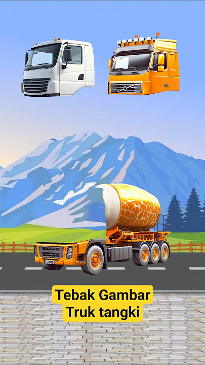 tebak gambar mobil truk tangki keren #shorts #automobile #tebakgambar