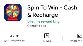 Spin To Win - Cash & Recharge Real or fake|| Spin to win app se paise kaise kamaye|| #earnmoney screenshot 5