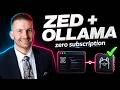 Zed + Ollama: I Built a Client Tool with Zero Subscription. Here's How.