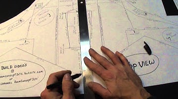 Part # 1of 4.. X47-B 70mm EDF jet. Cutting and assembly of your Plans.