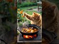 "Early Morning Cat Alarm & Cozy Cooking Vibes" #cutecat #shortfeed #trendingshorts #cat #cartoon
