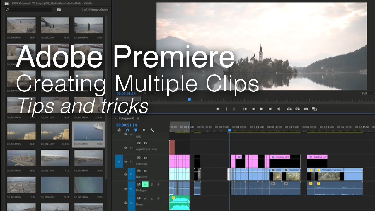 Wex Tips and Tricks | Adobe Premiere - Creating Multiple Clips