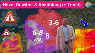 After thunderstorms & a brief cooldown: More heat from Thursday, then thunderstorms, followed by ...