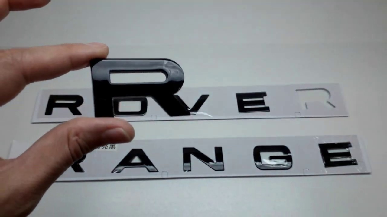 Надпись land rover
