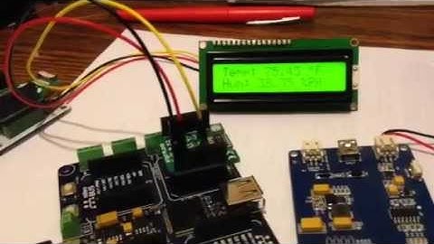 Quail mainboard using SHT11 Click board