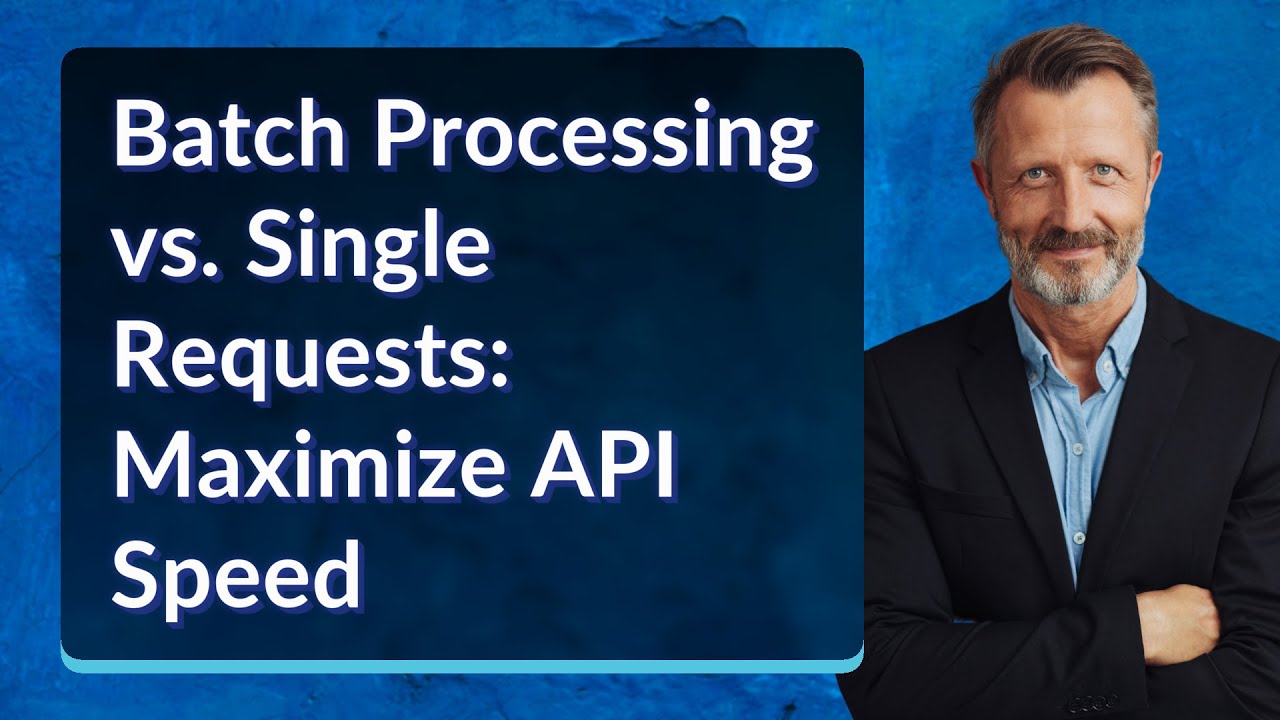 Batch Processing vs. Single Requests: Maximize API Speed