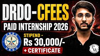 DRDO CFEES Paid Internship 2026 | Application Form, Eligibility, Stipend &amp; Benefits | Full Details