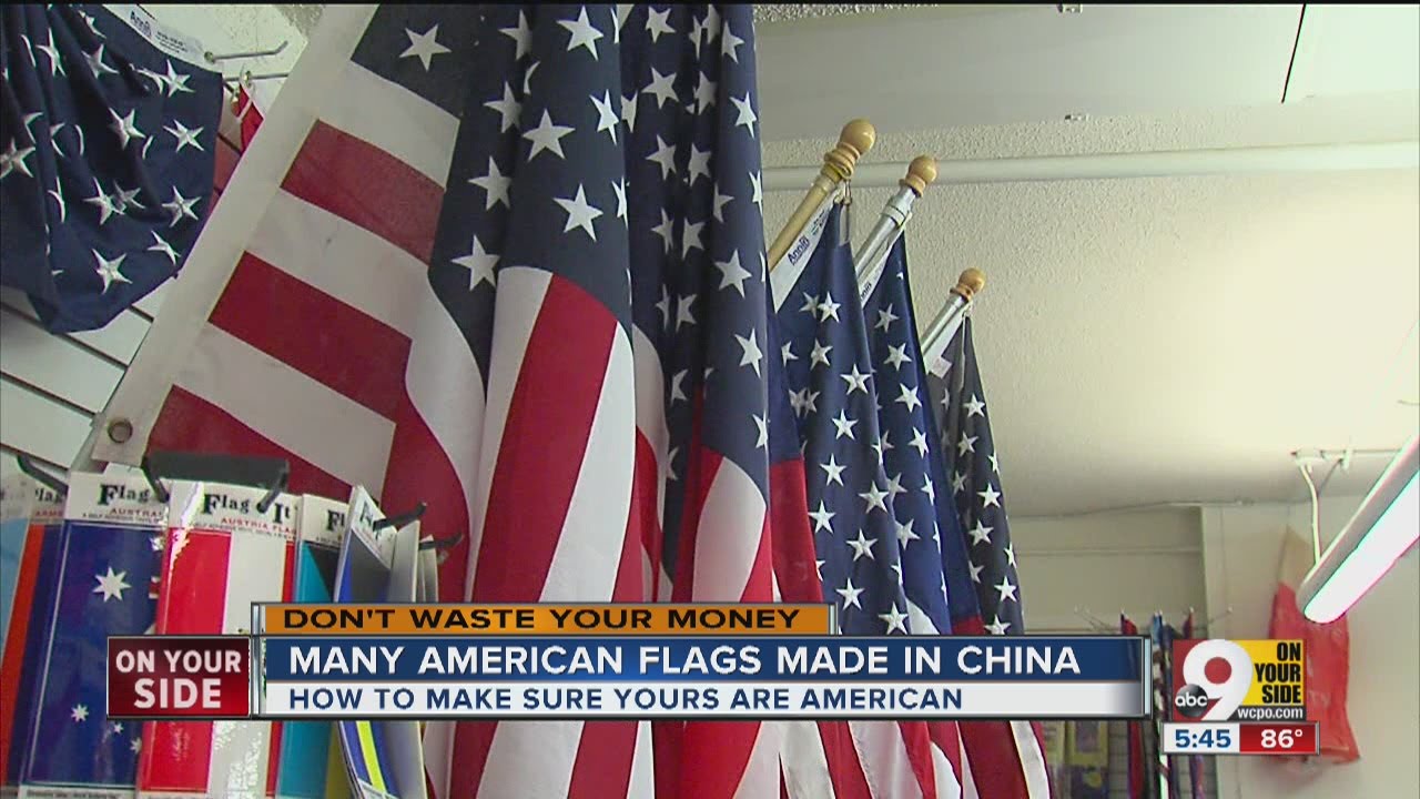 Many American flags made in China YouTube