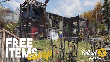 Free Items Only Camp | Fallout 76 CAMP Build