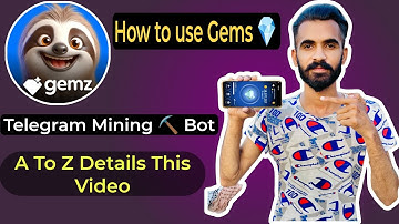 How to Use GEMZ Telegram Bot Mining App & Daily Combo 🔥 | Crypto Mining Bot In 2024 🔥