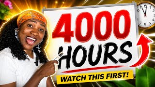 Easiest Way To Get 4000 Watch Hour On Youtube In 2026