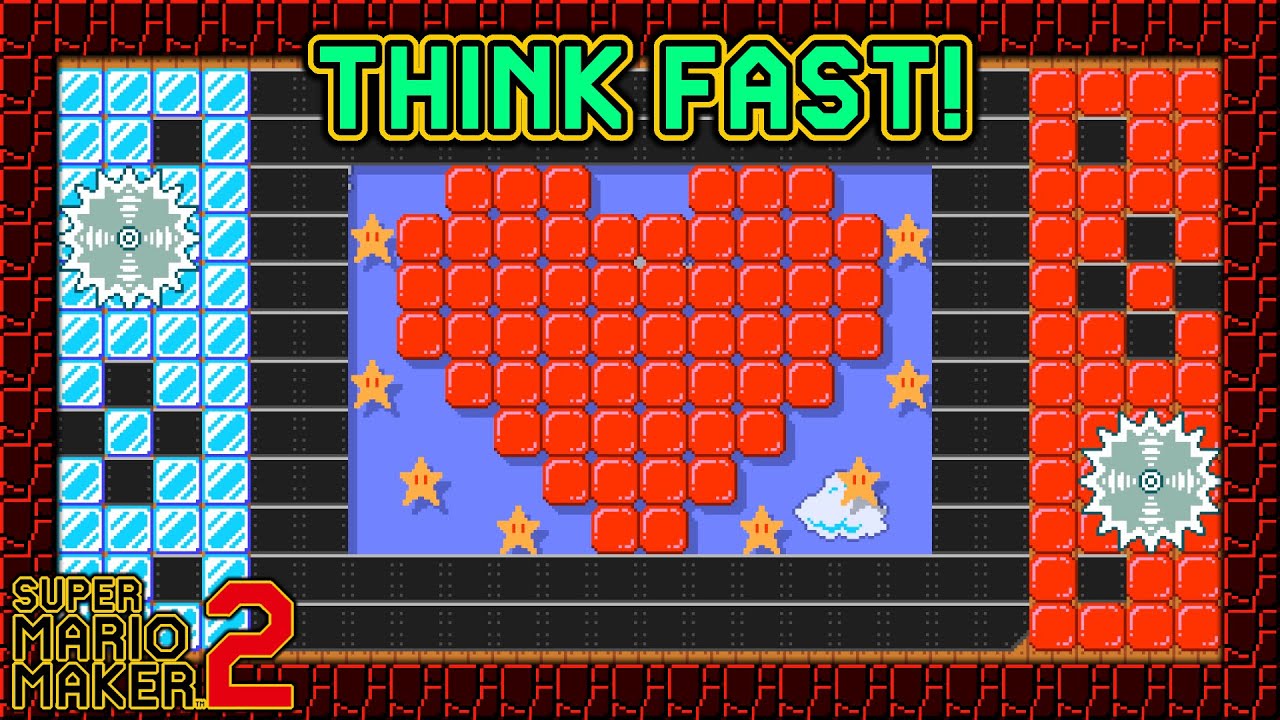 Super Mario Maker 2 - How Good Are Mario's Reflexes? [Nintendo Switch Edition]