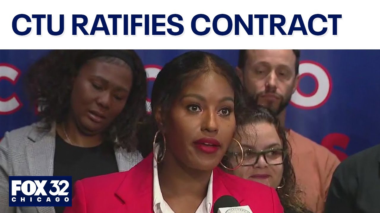 Chicago Teachers Union members approve new contract - YouTube