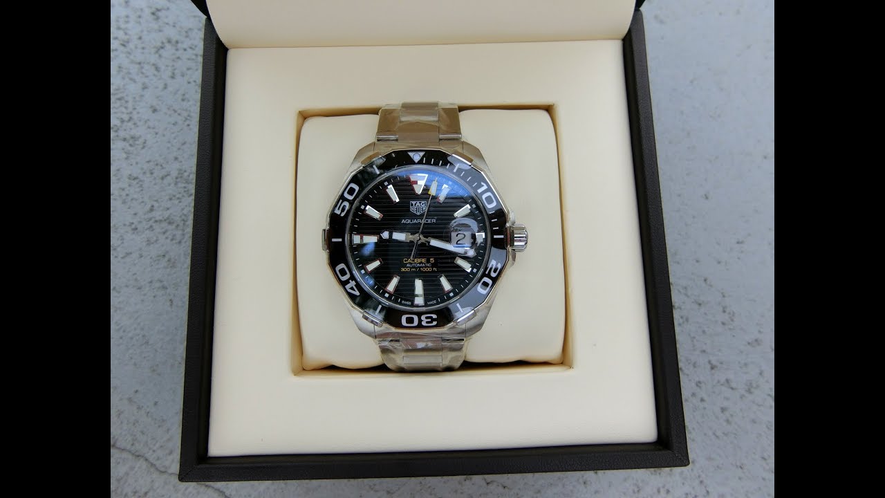2018 Tag Heuer Aquaracer 43mm ceramic black \
