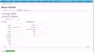 Appvocatuur Aanmaken Nieuw Dossier Straf