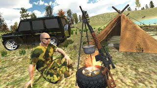 صيد الحيوانات البرية - صيد الحيوانات المفترسه وبيعها - تطوير السلاح والسيارة -Hunting Simulator 4x4 screenshot 2