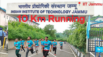 IIT Jammu 10 km running || IIT Jammu campus running 🎽 || IIT Jammu vlog #iit #iitjammu #running 