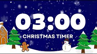3 Minute Christmas Classroom Timer 🎄 Cute Animated Countdown screenshot 2