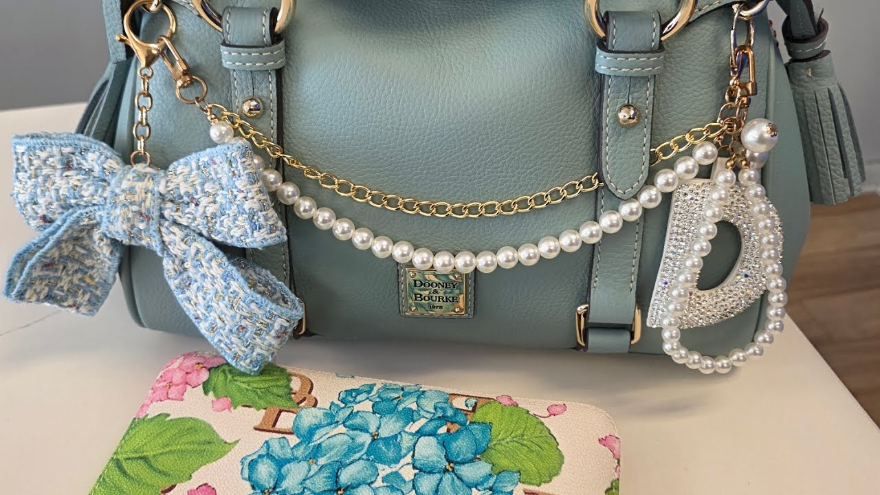 Wimb○Dooney and Bourke Dusty Blue Pebble grain satchel ? ‪@Mrs‬ 