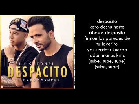 Despacito Sözleri Türkçe Okunuşu