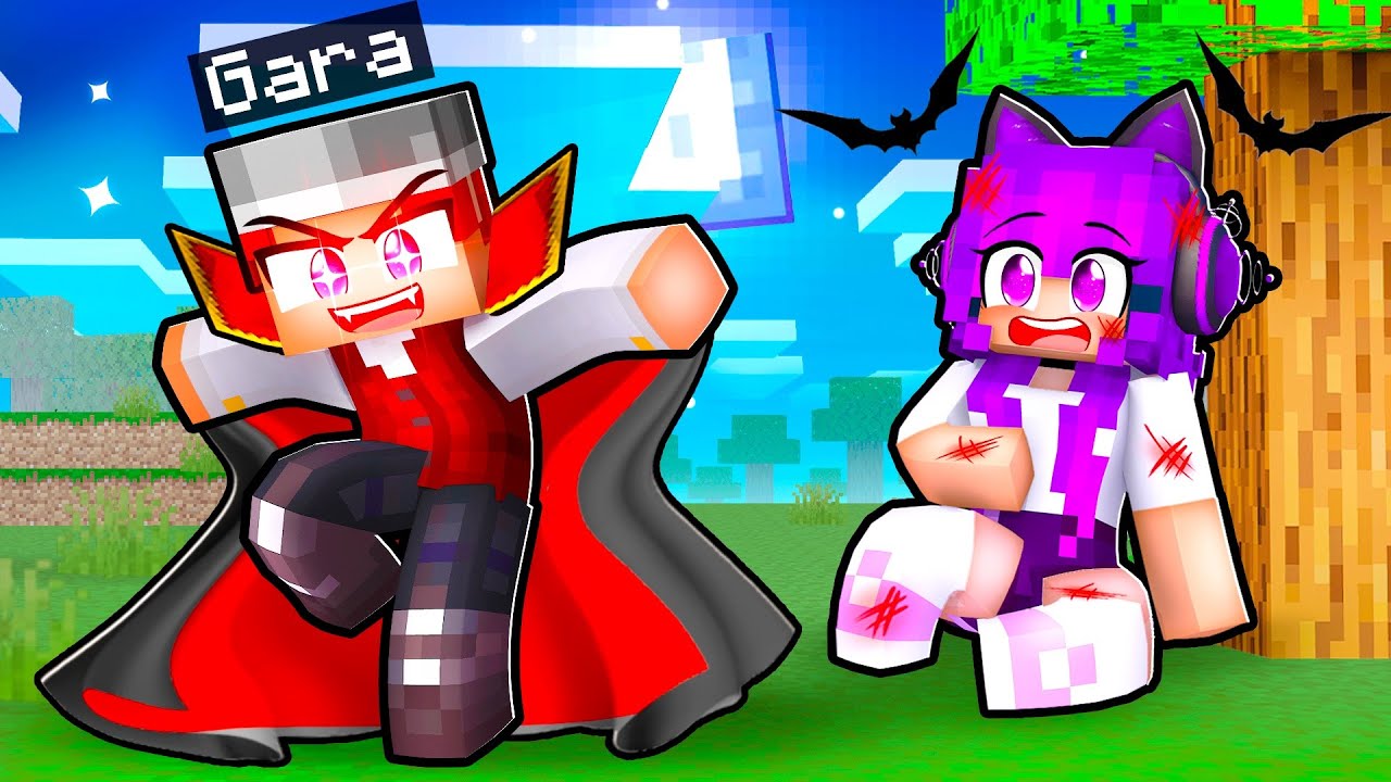 Playing Minecraft as a PROTECTIVE VAMPIRE!