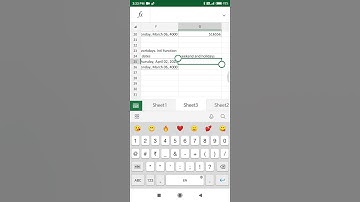 using workdays. intl function in excel video by sandeep gupta short video