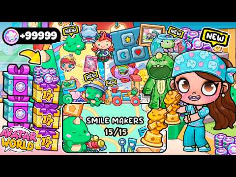 All SECRETS and COINS in the *NEW DENTIST and TOY STORE* 🩷 New Update in Avatar World