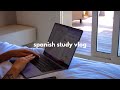 study vlog: learn spanish with me ⚡️ getting over the fear of speaking