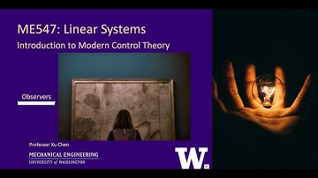 Linear Systems: 21- continuous-time Luenberger observers