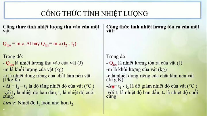 Các dạng bài tập về công thức tính nhiệt lượng năm 2024